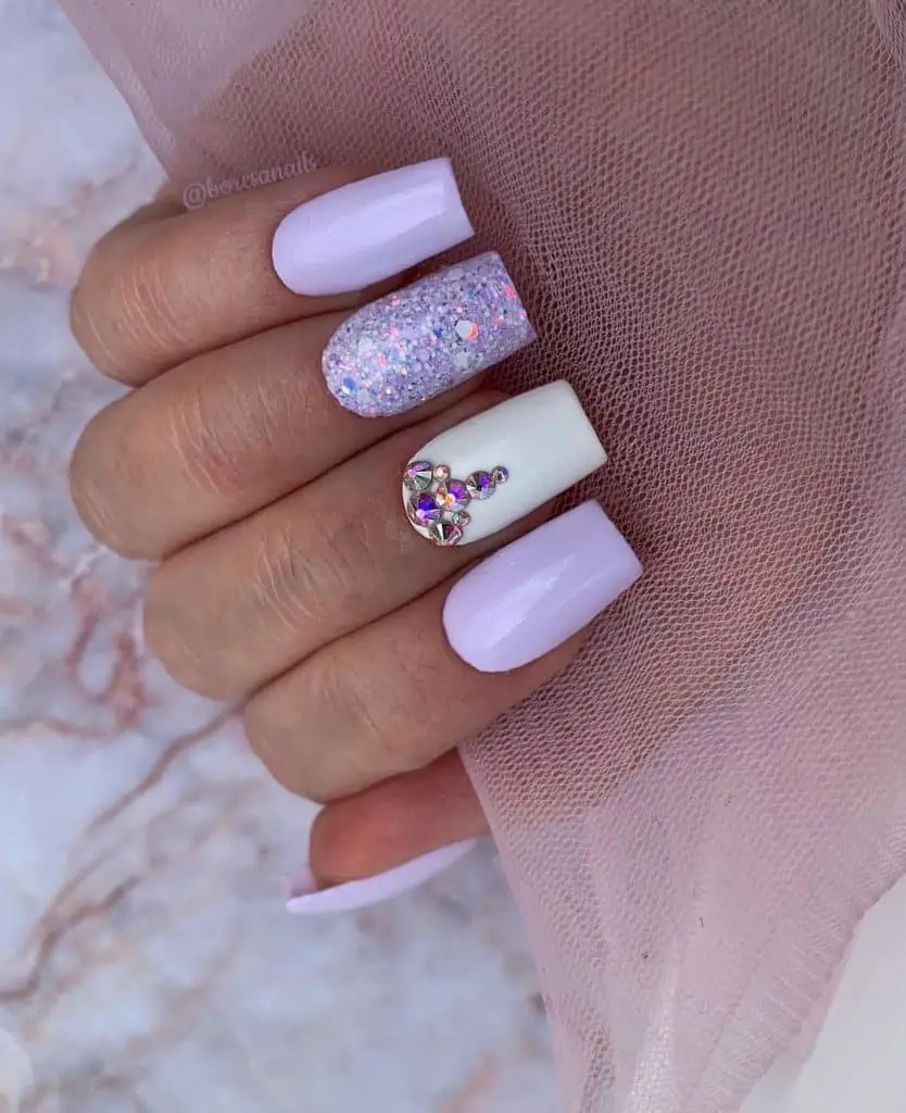 Top Prettiest Lavender Nail Design Ideas Update Tattooed Martha