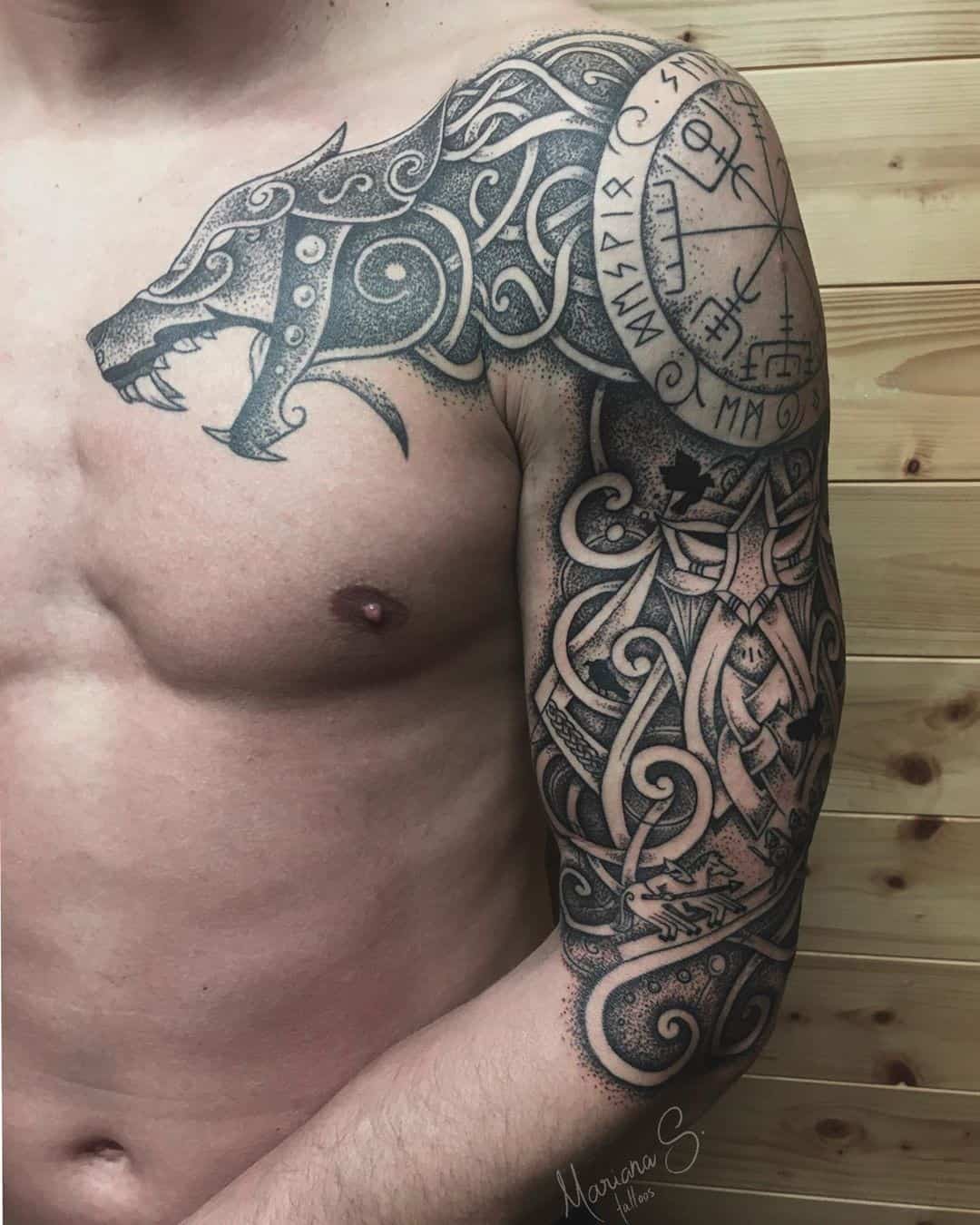 RH full Celtic sleeve tattoo design  17 Tattoo Designs for a business in  Australia