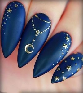 Top 25 Best Navy Blue Nail Design Ideas (2023 Update) - Tattooed Martha