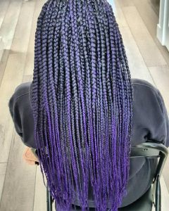 60+ Purple Highlight on Brown Hair Ideas (2024 Update) - Tattooed Martha