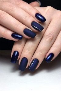 Top 25 Best Navy Blue Nail Design Ideas (2023 Update) - Tattooed Martha