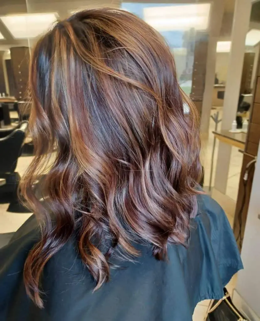 Top 30 Copper Highlights On Brown Hair Short And Long Tattooed Martha 2450