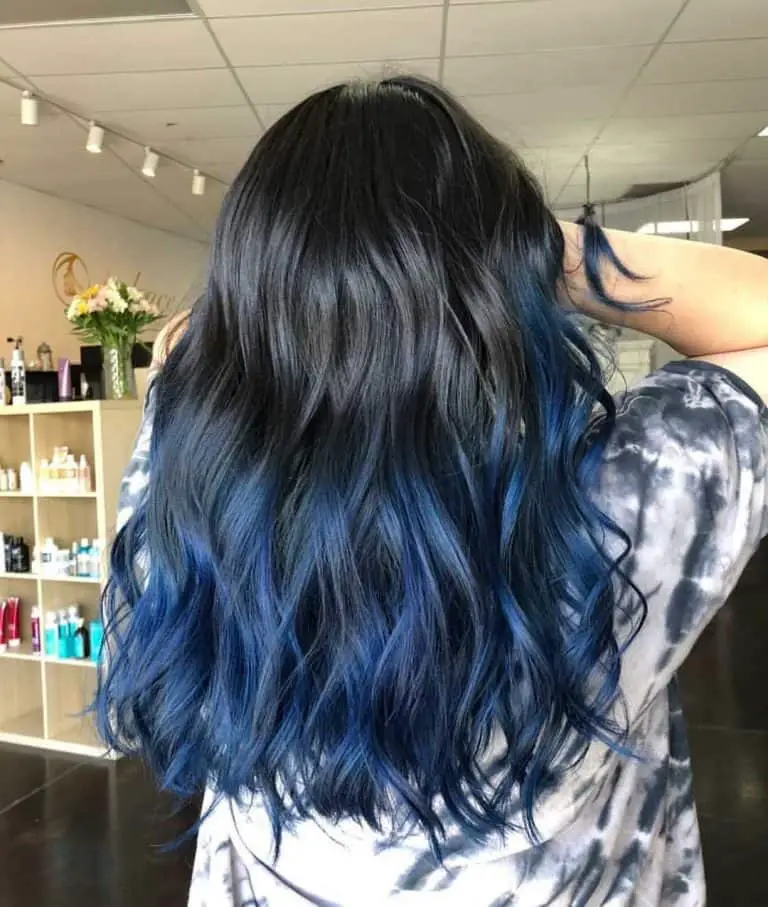Top 30 Stylish Black & Blue Hair Ideas For Younger Women (2023 Update ...