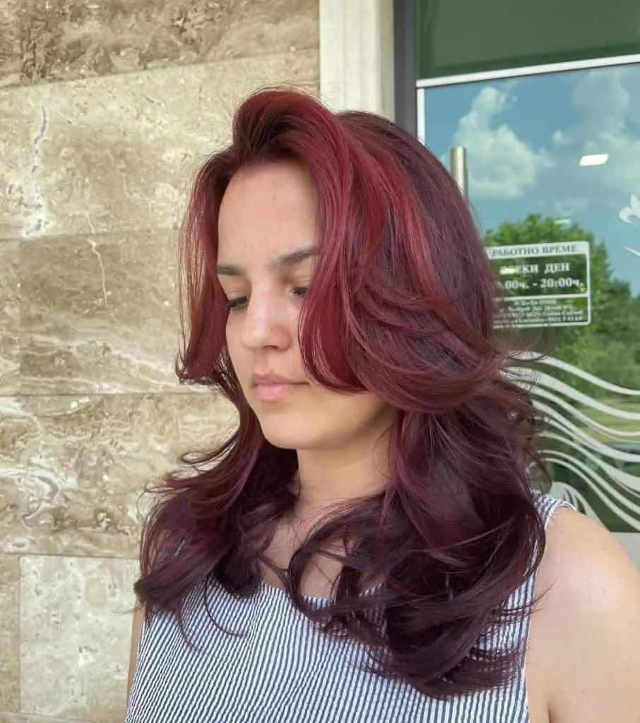 Top 30 Red Highlights On Black Hair Ideas (2023 Update) - Tattooed Martha