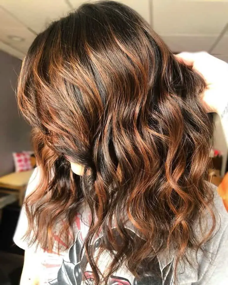 Top 30 Copper Highlights On Brown Hair Short And Long Tattooed Martha 