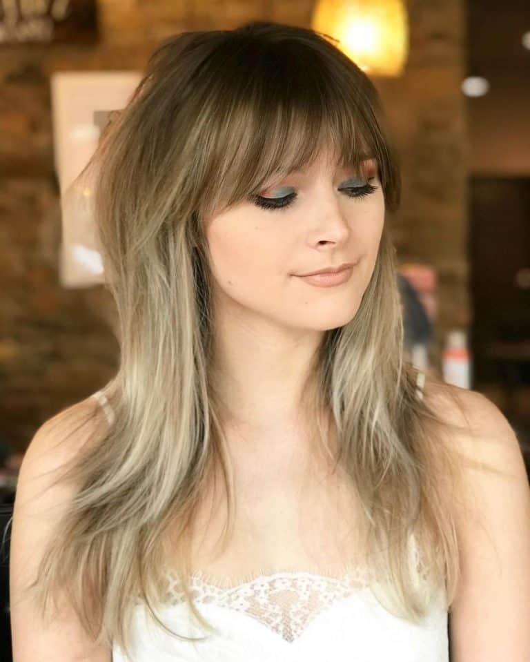 Top 30 Medium Layered Haircuts With Bangs (Different Color) - Tattooed ...