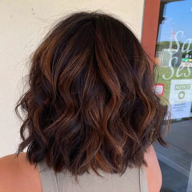 Top 30 Copper Highlights On Brown Hair (Short And Long) - Tattooed Martha