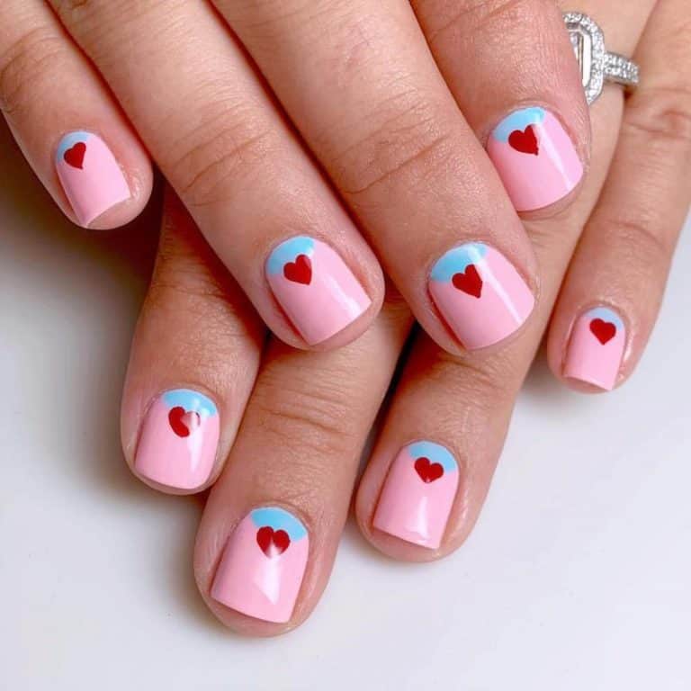 50 Heart Nail Art Ideas That Feeling Romantic - Tattooed Martha