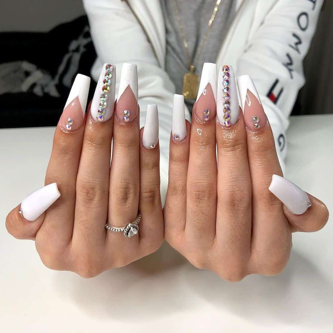 Top 36 Stunning Nail Designs With Diamond (2022 Updated ...