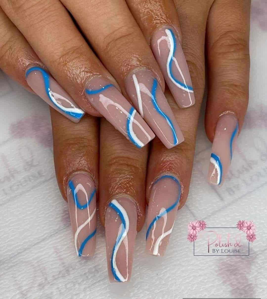 Top 30 Creative Nail Designs With Lines (Short And Long ...