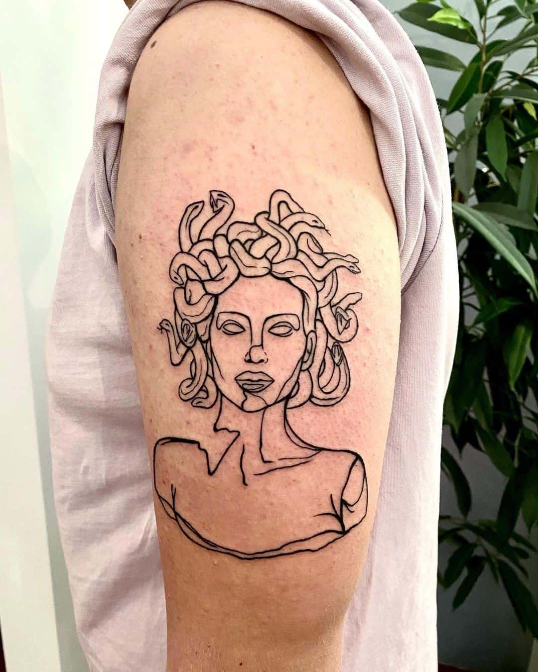 Tattoo tagged with medusa statue  inkedappcom