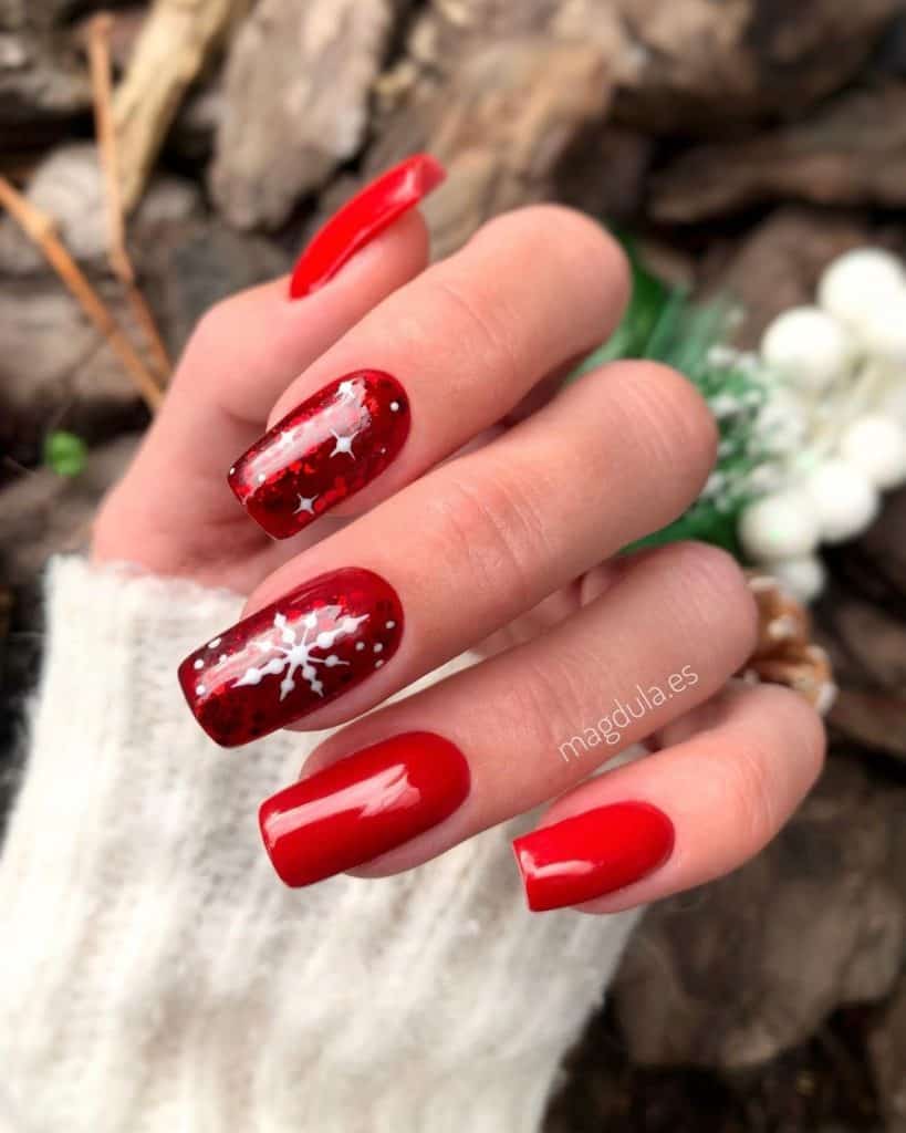 Top 40 Gorgeous Red Christmas Nail Design Ideas 2022 Tattooed Martha 